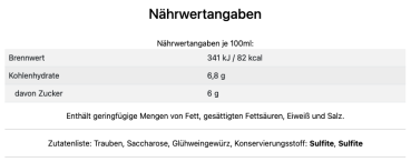 LANDLÖWEN Glühwein Rot